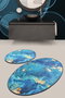 Mijölnir Juego de alfombras de baño Marbling Multicolor